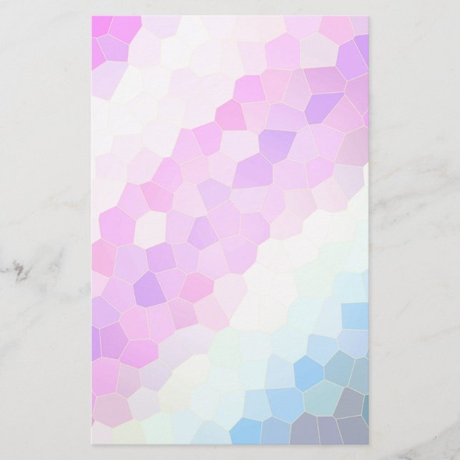 Pastel Mosaic Brevpapper (Framsida)