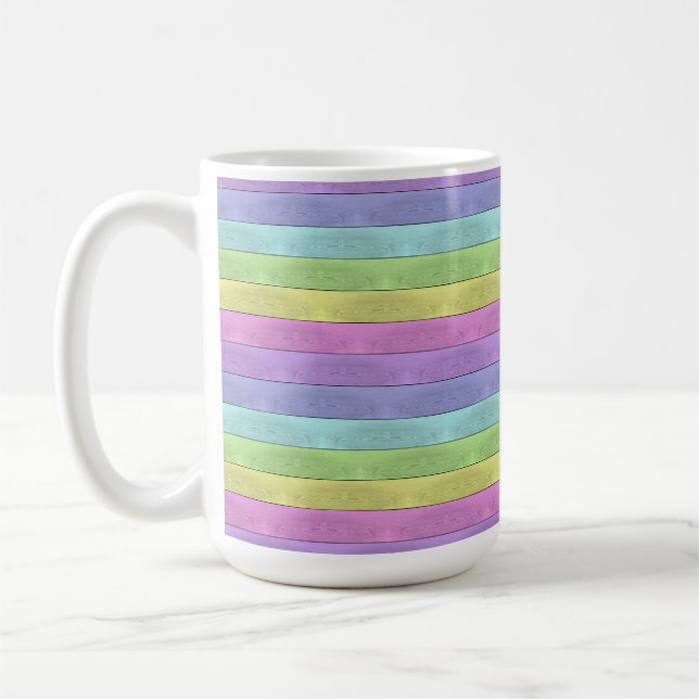PASTEL MULTI FÄRGAD MUGG (Vänster)