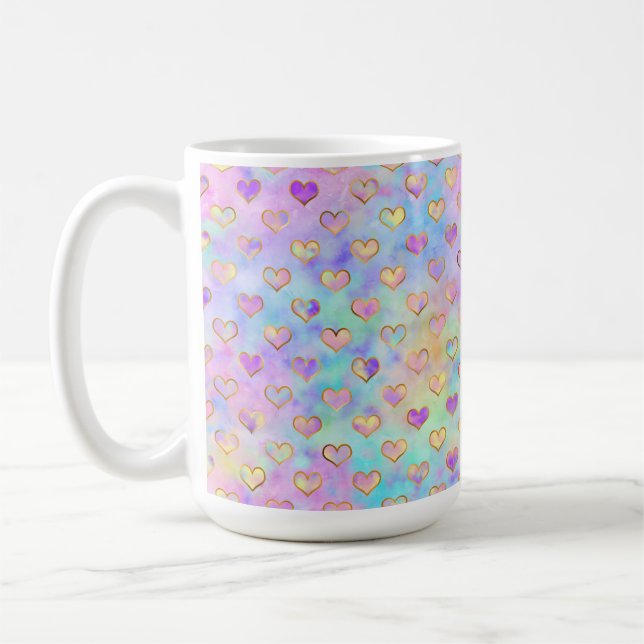 PASTEL MULTI FÄRGAD MUGG (Vänster)