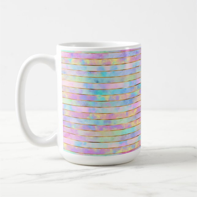 PASTEL MULTI FÄRGAD MUGG (Vänster)