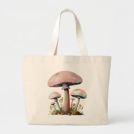Pastel Mushroom Art Jumbo Tygkasse