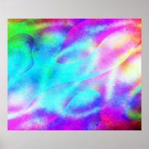 Pastel Neon Rainbow Gradient Art