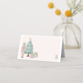 Pastel Nutcracker Baby Shower Place Card Placeringskort
