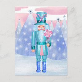 Pastel Nutcracker Candy Kung Vykort