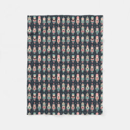 Pastel Nutcracker Fleecefilt