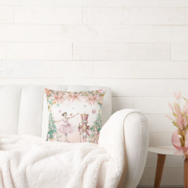 Pastel Nutcracker Julfest Dekorativ kudde