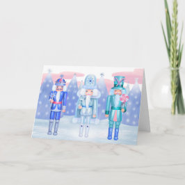 Pastel Nutcracker Kung Card Kort