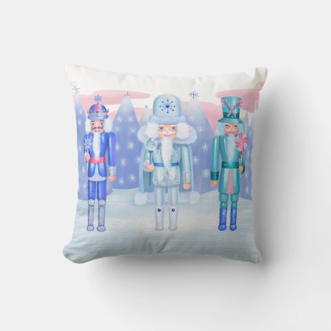 Pastel Nutcracker Kung Kudde (Framsida)