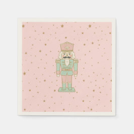 "Pastel Nutcracker – Whimsical Holiday Pappersservett