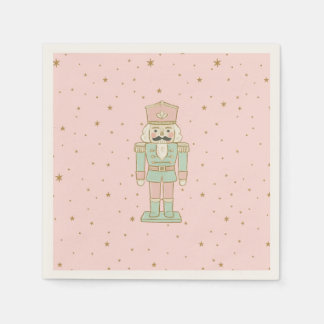 "Pastel Nutcracker – Whimsical Holiday Pappersservett