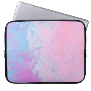 PASTEL- OCH BLUE PAINT LAPTOP FODRAL