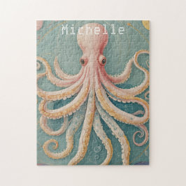 Pastel Octopus of Enchanted Reef Pussel