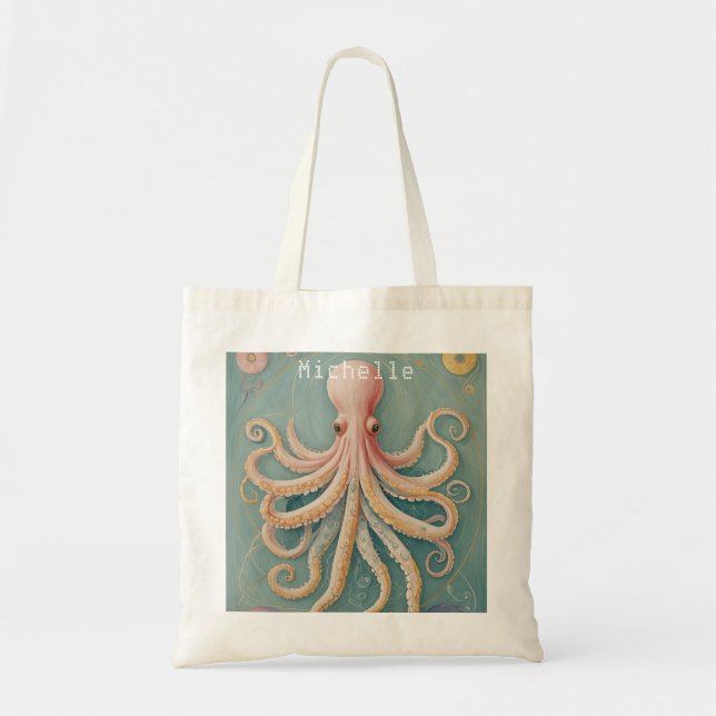 Pastel Octopus of Enchanted Reef Tygkasse (Framsidan)