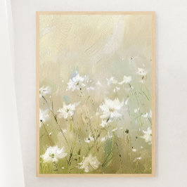 Pastel Oliv grönt Wildblomsfärgutskrift 2 av 3 Poster