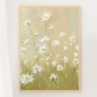 Pastel Oliv grönt Wildblomsmedelutskrift 3 av 3 Poster