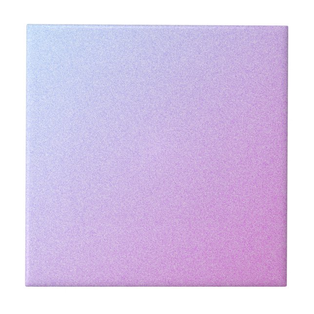 Pastel Ombre Glitter Kakelplatta (Framsidan)