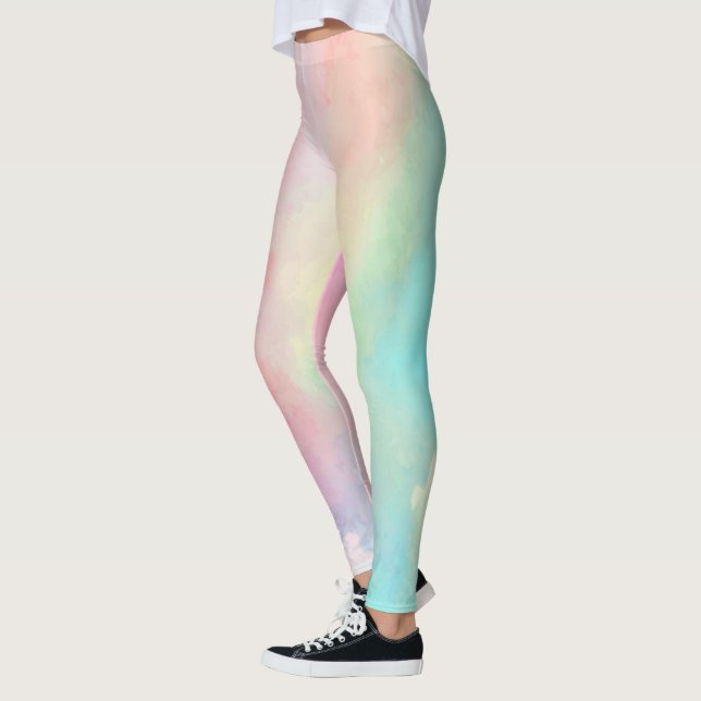 Pastel Ombre. Leggings (Vänster)