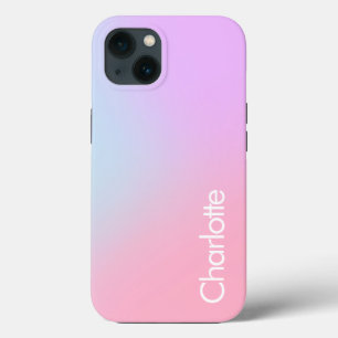 Pastel Ombre Personlig iPhone 13 Fodral