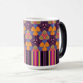 Pastel Ornament Mönster med sömlös design Magisk Mugg