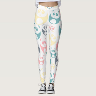 Pastel Pandas Leggings