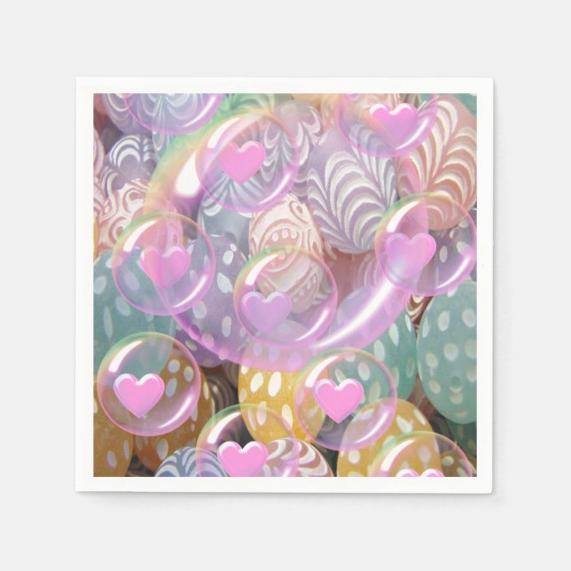 Pastel Papper Napkins Pappersservett (Framsidan)