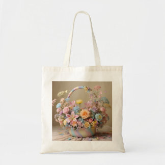 """" PASTEL PARADISE " Tote Bag Tygkasse