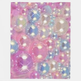Pastel Pärlor Fleecefilt