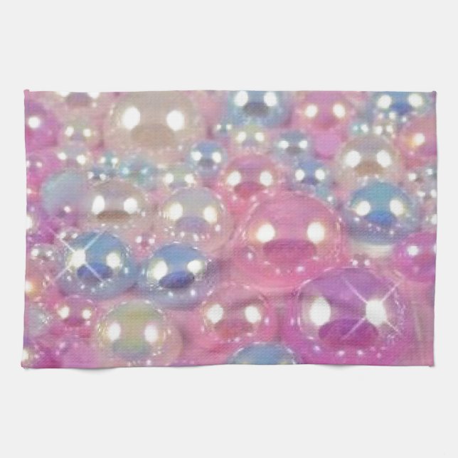 Pastel Pärlor Kitchen Towel Kökshandduk (Horisontell)