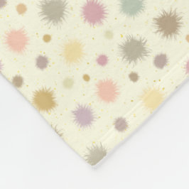 Pastel Party Pollen - sömlös mönster. Fleecefilt