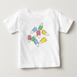 Pastel Påsk Candy corn Candies Rosa Gult Grönt Tee