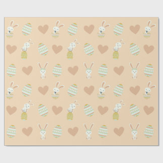 Pastel Påsk Delight: Bunny & Egg Mönster Presentpapper