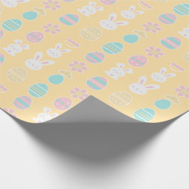 Pastel Påsk Parad Wrapping Papper Presentpapper