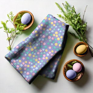 Pastel Påsk Polka dots ID638 Tyg
