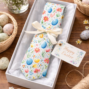 Pastel Påsk-Thated with Flowers and Eggs Slips