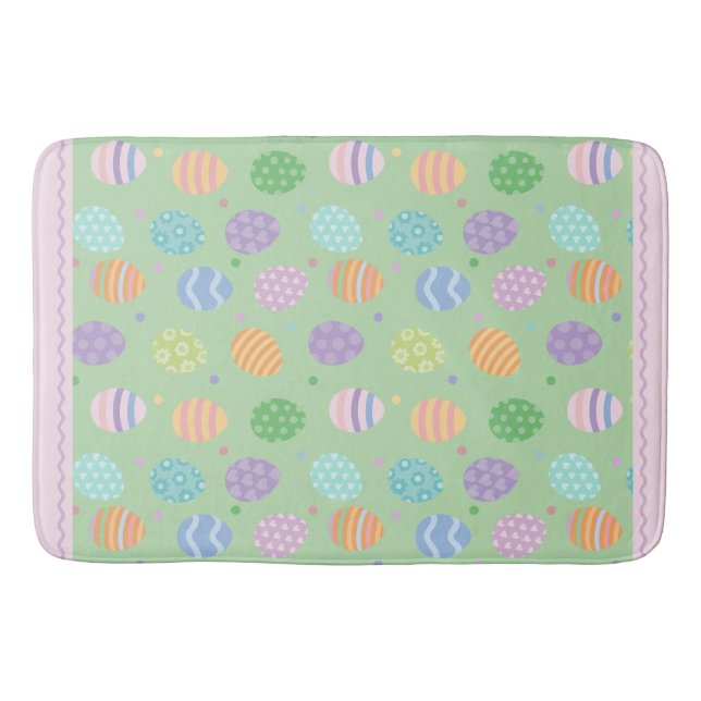 Pastel-Påskägg Badrumsmatta (Framsidan)