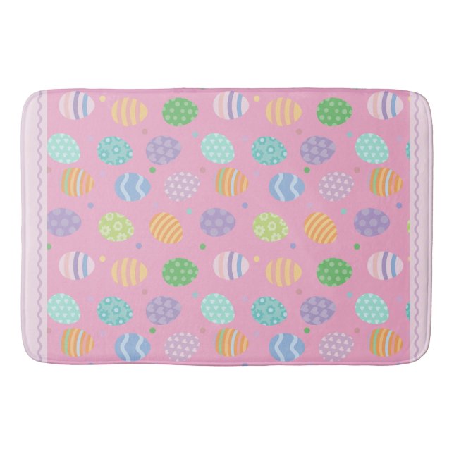 Pastel-Påskägg Badrumsmatta (Framsidan)