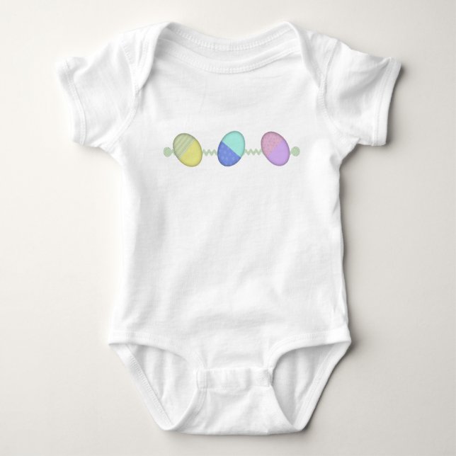 Pastel Påskägg Bodydress T Shirt (Framsida)