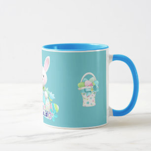 Pastel Påskägg & Bunny Mugg