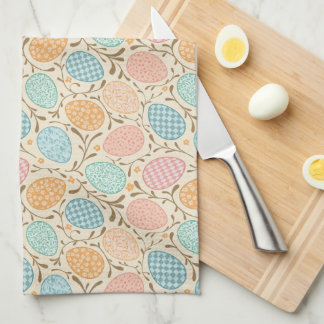 Pastel Påskägg Mönster Kökshandduk