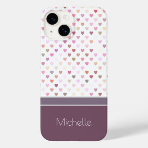 Pastel Passion Hearts Personlig Namn