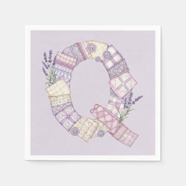 Pastel Patchwork, av Natasha Us Pappersservett (Framsidan)