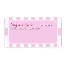 Pastel Patisserie Shipping Label Fraktsedel