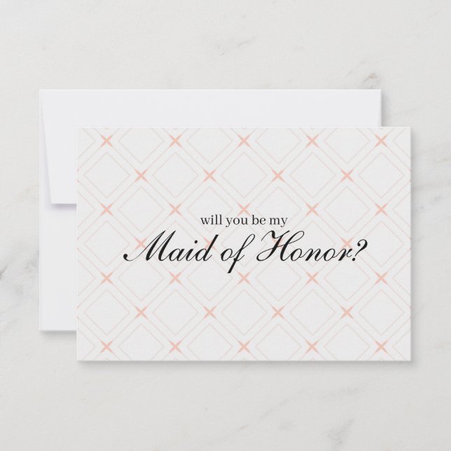 Pastel Peach Cream kommer du att vara min Maid of  (Framsida)