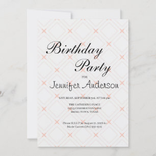 Pastel Peach och Cream Geometric Call