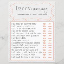 Pastel Peach och Cream Geometric som sa det