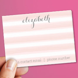 Pastel Peach och Grått Stationery Suite for Women Post-it Block
