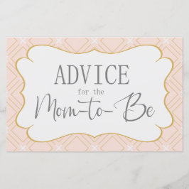 Pastel Peach och Guld Geometric Adapter