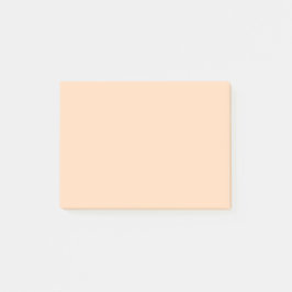 Pastel Peach Solid Färg | Klassisk | ELEGANT Post-it Block