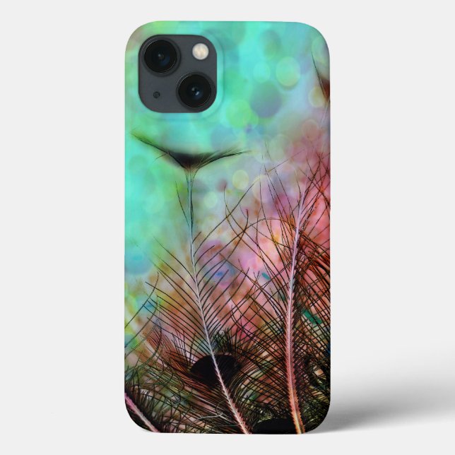 Pastel Peacock Feathers iPad Air Case (Baksida)