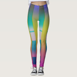 Pastel Peacock Leggings